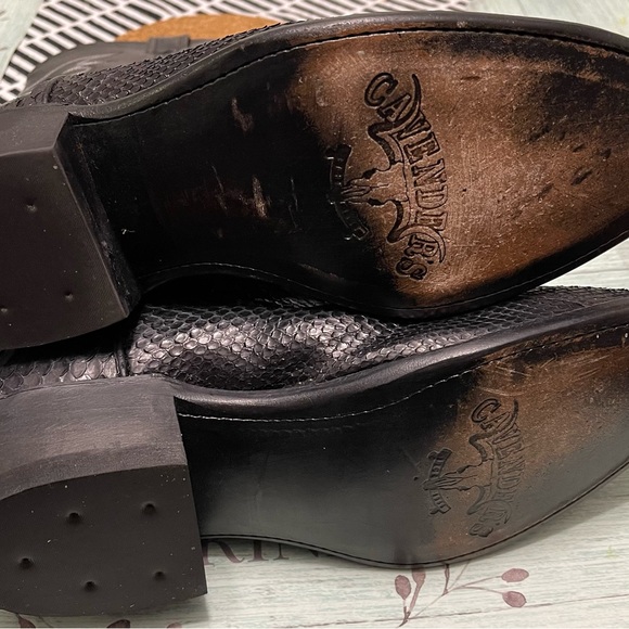 *SOLD* Cavender’s Black Genuine Python boots size 10EE. - Picture 5 of 5